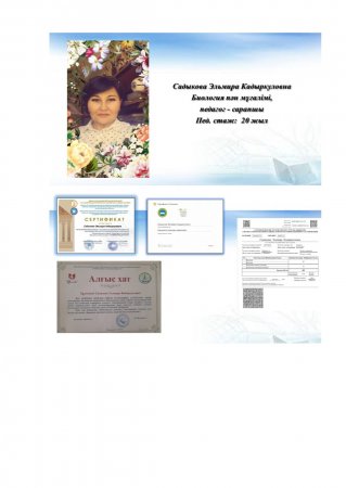 Садыкова Эльмира Кадыркуловна